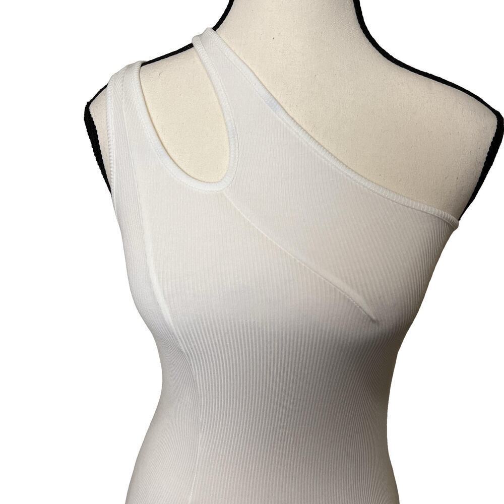 SKIMS Soft Lounge Cut Out One Shoulder Dress Marble NEW w/Tags Size S - Picture 3 of 9